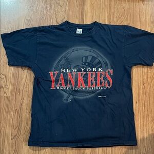 New York Yankees Navy T-Shirt competition 1994 size L